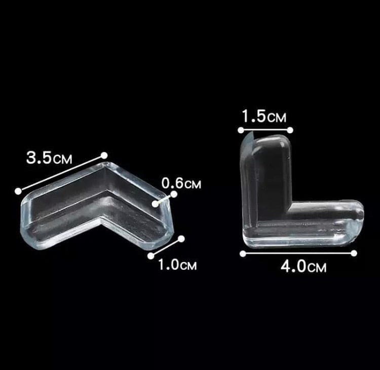 Set of 4 Baby Silicone Table Corner Protector, Furniture Edge Corner Protector, Anti Collision Guards