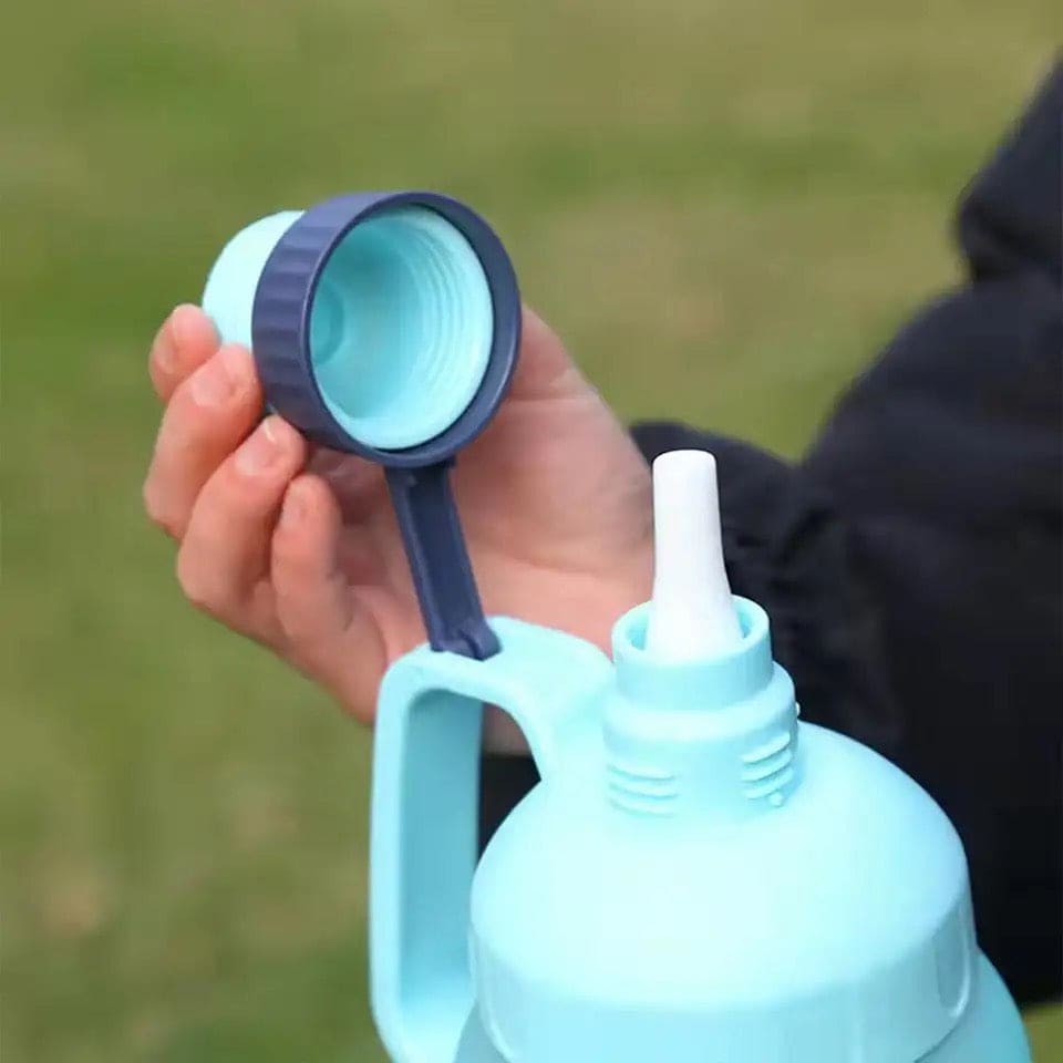 1.8L Rainbow Water Bottle, Motivational Water Bottle.