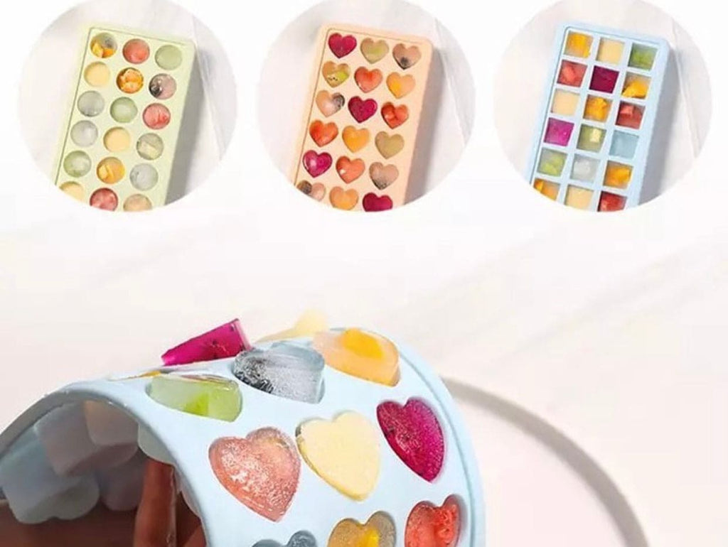 10 Grid Silicone Ice Cube Tray, Easy Release Mini Ice Cube Tray, Creative Cute Small Ice Cube Mold