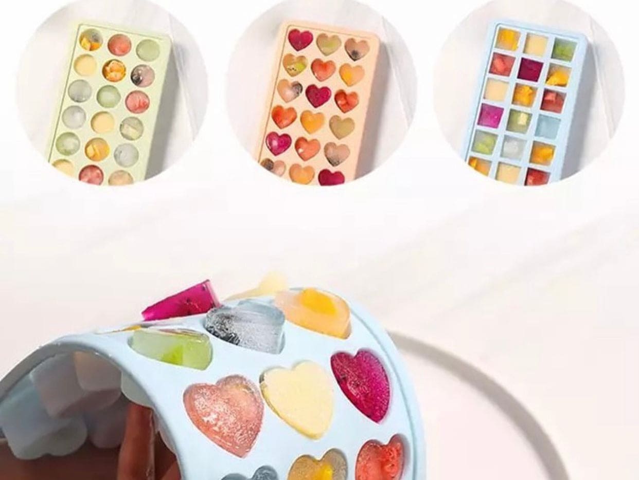 10 Grid Silicone Ice Cube Tray, Easy Release Mini Ice Cube Tray, Creative Cute Small Ice Cube Mold