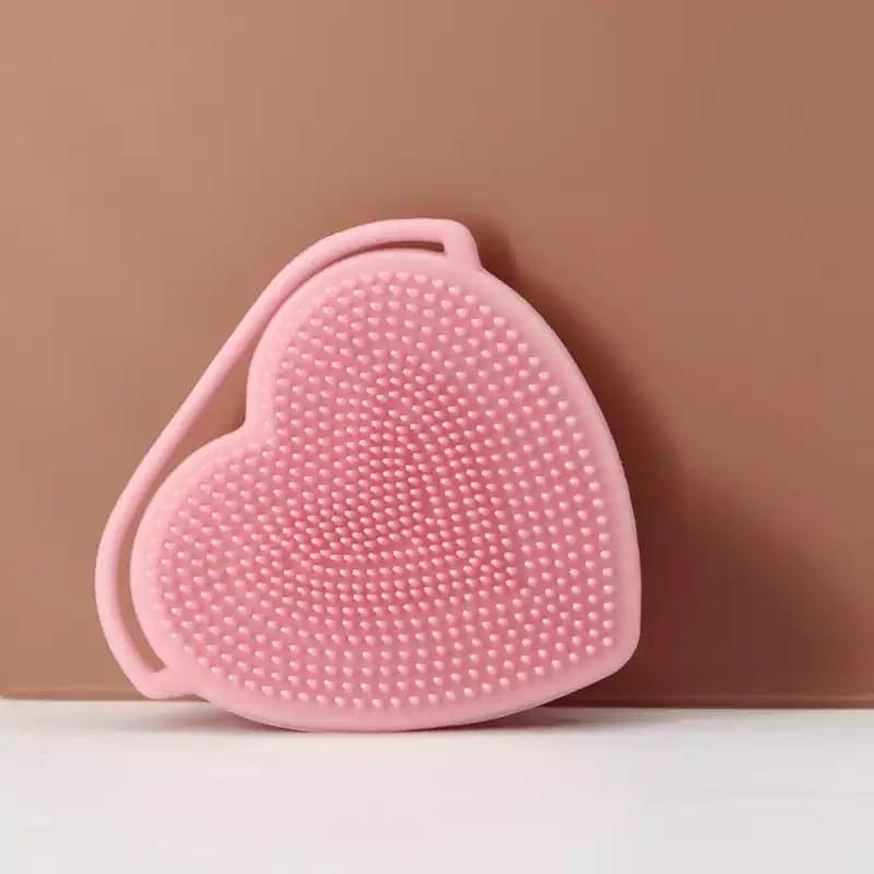 Silicon Heart Sponge, Baby Shampoo Shower Brush, Children Silicone Rubbing Mud, Massage Body Bath Brush, Kids Skin Care Nursing Bath Rubbing Supplies