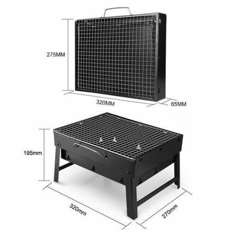 Portable Folding BBQ Grill, Camping Grill, Portable Folding Lightweight Smoker Grill, BBQ Grill for Outdoor Camping Picnic