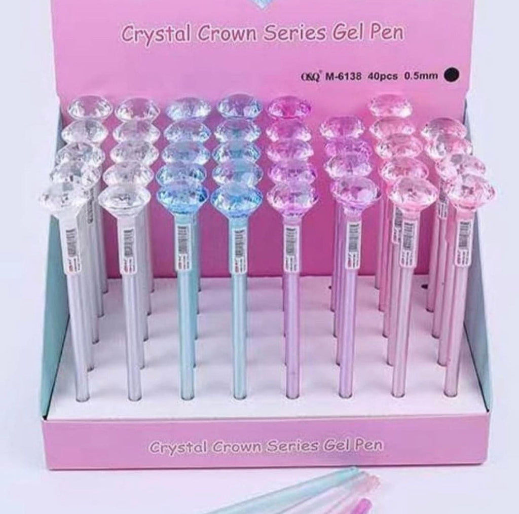 Stationery Rhinestone Gel Pen, Magical Crystal Ball Pen, Metal Gel Pen