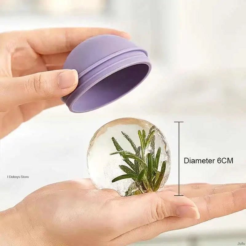 Ice Ball Maker, Round Ice Hockey Mold, Light Bulb Shape Ice Ball Maker Mold, Colorful Ice Ball Maker, Household Round Ice Maker Cube, Frozen Ice Ball Mold, Creative Homemade Ice Ball Artifact, Magic Beverage Ice Maker, Silicone Nice Ice Cube Trays