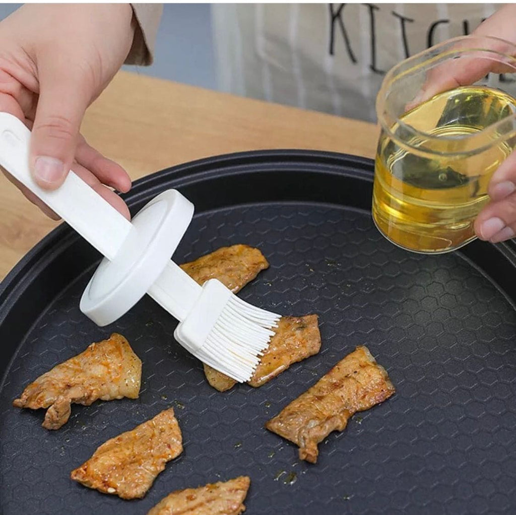 Silicone Oil Brush With Bottle, High Temperature Resistant Silicone Bottle Brush, Portable Barbecue Oil Brushkk