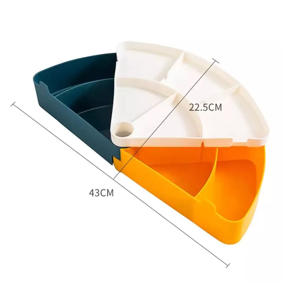 2 Layer Candy Box, Nut Case Snack Storage Box, Dessert Fruit Plate Tray