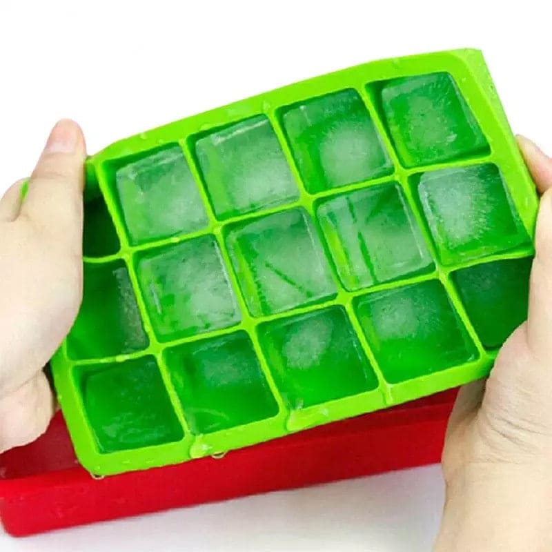 Silicon Ice Cube Maker Molds, Easy Release Ice Tray, Creative Small Ice Cube Mold Square Shape,  Ice Maker Ice Cube Tray