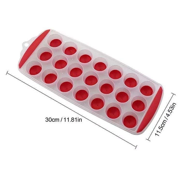 Silicone Pop Up Ice Cube Tray, Round Mini Ice Cube Trays