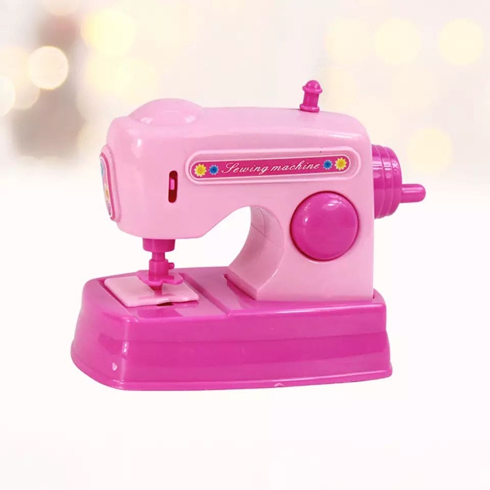Children Kid Mini Electrical Sewing Machine Toy, Miniature Household Kids Toys, Education Gifts For Girls