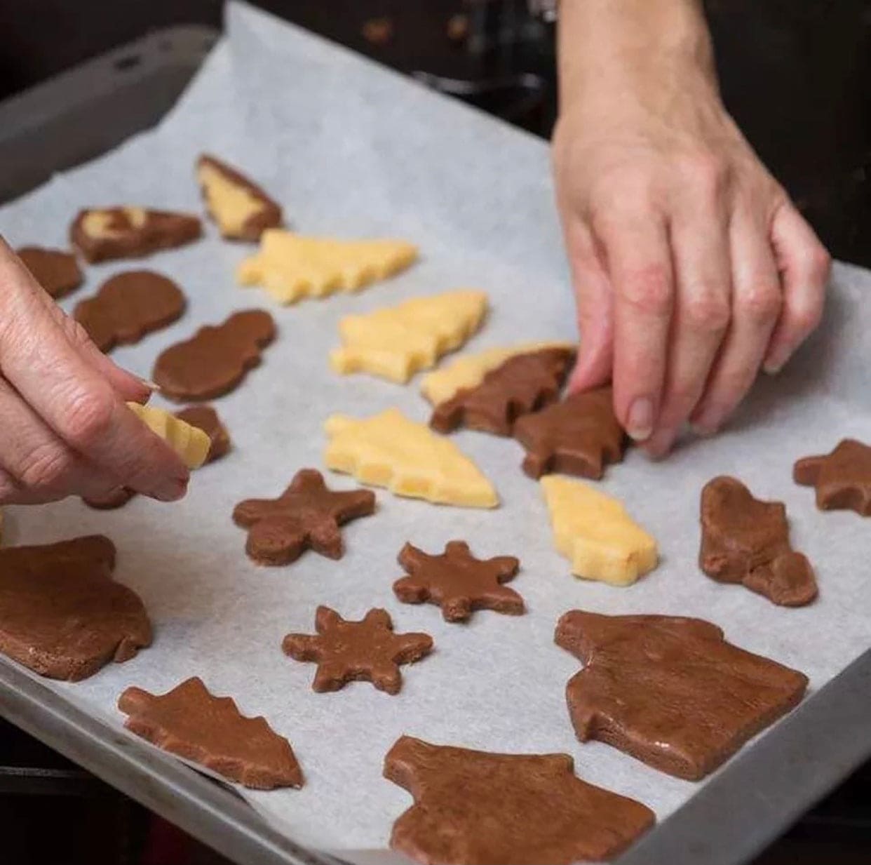 Double Sided Baking Paper, Double-Sided Silicone Oil Paper Baking Sheets, Parchment Rectangle Oven Oil Paper