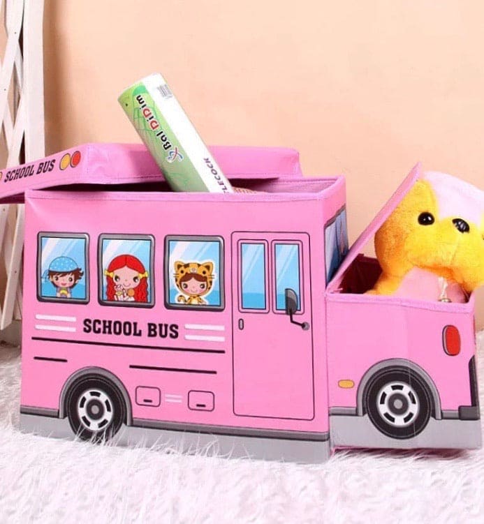 Foldable School Bus Storage Box