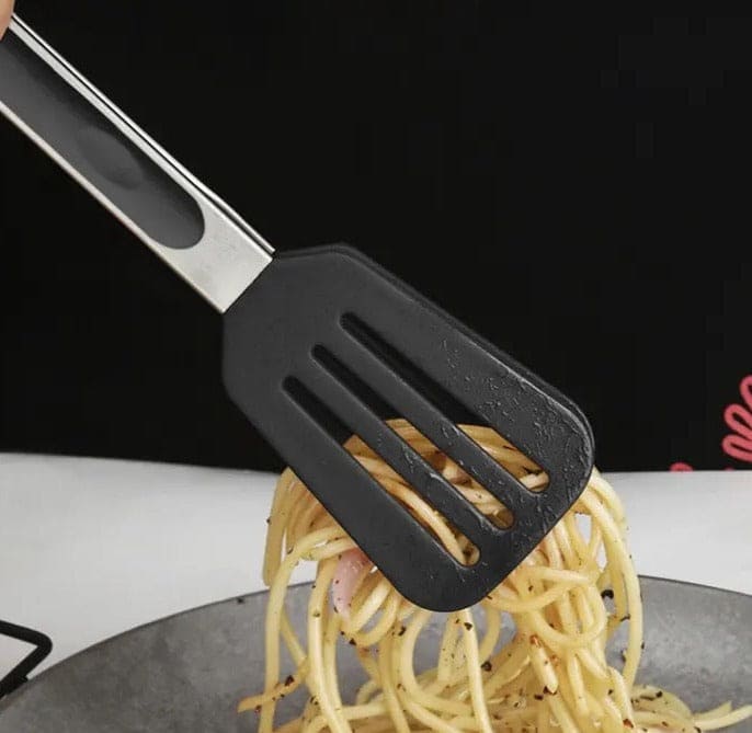 Silicon Non Stick Food Tong, Silicone Food Meat Salad Clamp, BBQ Bread Serving Cooking Clip, Foldable Barbecue Baking Tongs, Nylon Shank Dessert Tweezer Cooking Clamp, Heat-Resistant Bread Steak Serving Clips