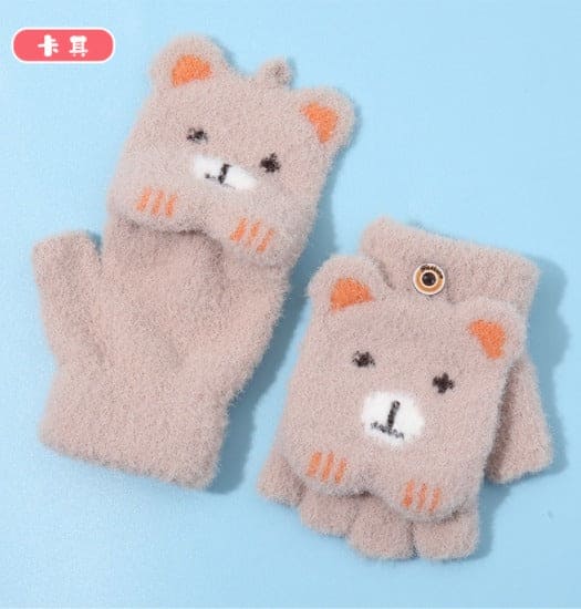 Warm Baby Gloves, Winter Mittens Gloves for Baby Kids Toddler, Unisex Cute Warm Fleece Thick Thermal Gloves for Boys Girls