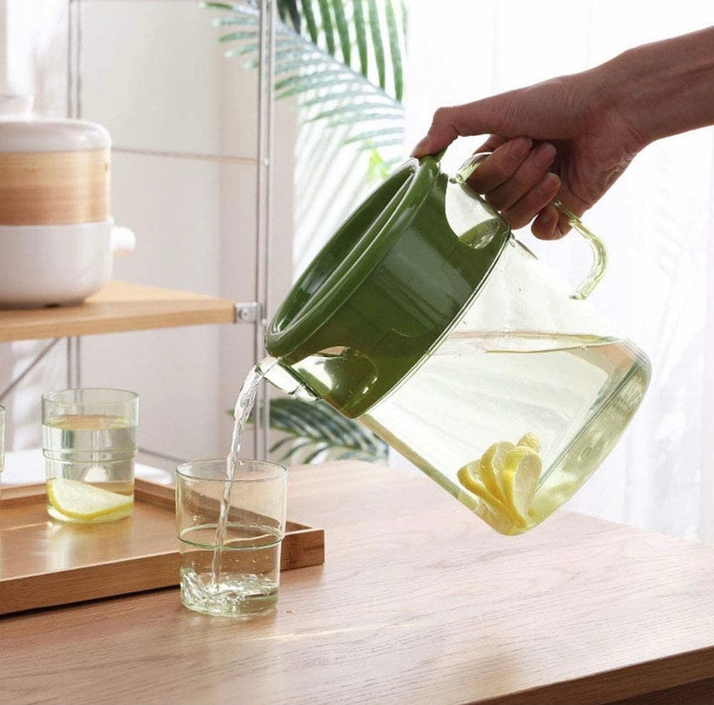 Durable Plastic Water Jug Glass Set.