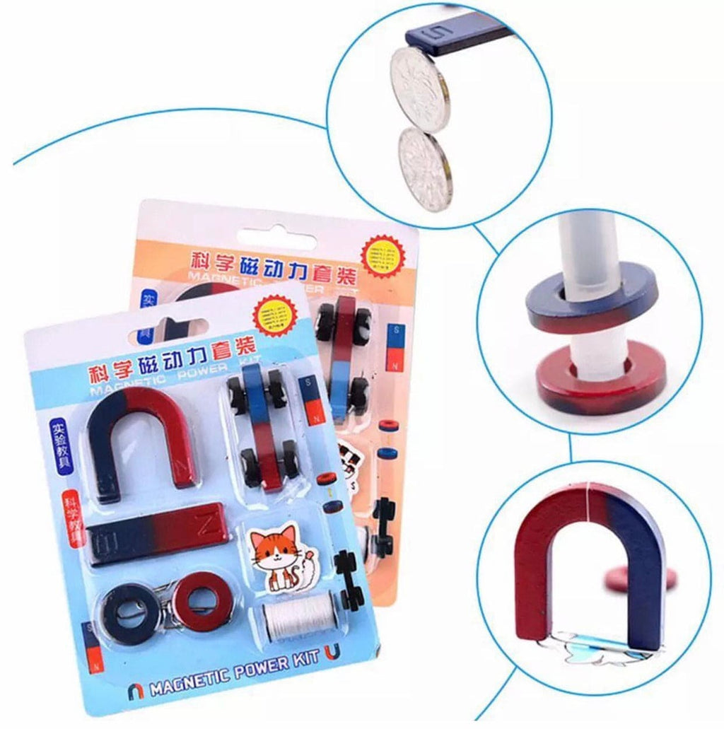 Kids Magnet Toy, Physics Science Experiment Education Toys Kit for Gift, Intellectual Magnet Toy, Learning Kit Physics Science Magnet Toys