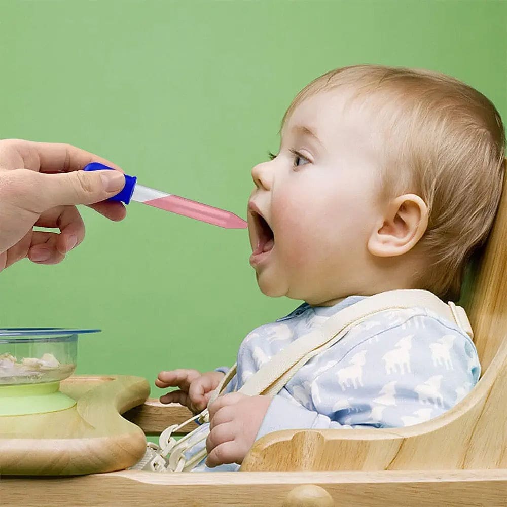 Baby Feeding Dropper, Silicone Soft Head Pipette Liquid Food Dropper, Kids Medicine Dropper, Children Food Dropper, Needle Feeder Squeezer