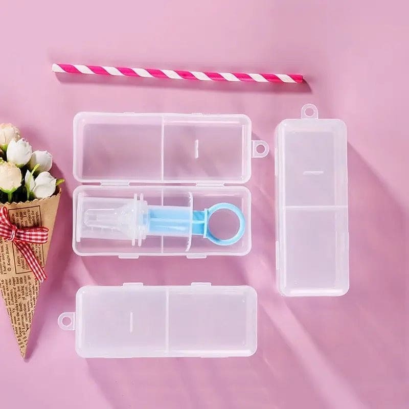 Baby Kids Smart Medicine Dispenser, Needle Feeder Squeeze Medicine Dropper, Pacifier Baby Feeder,  Baby Medicine Dispenser, Baby Syringe Feeder, Newborn Dropper Medicine Feeder, Anti-Choke Baby Medicine Feeder, Liquid Push Medicine Dispenser