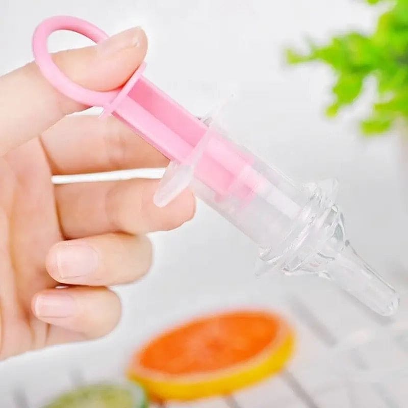 Baby Kids Smart Medicine Dispenser, Needle Feeder Squeeze Medicine Dropper, Pacifier Baby Feeder,  Baby Medicine Dispenser, Baby Syringe Feeder, Newborn Dropper Medicine Feeder, Anti-Choke Baby Medicine Feeder, Liquid Push Medicine Dispenser