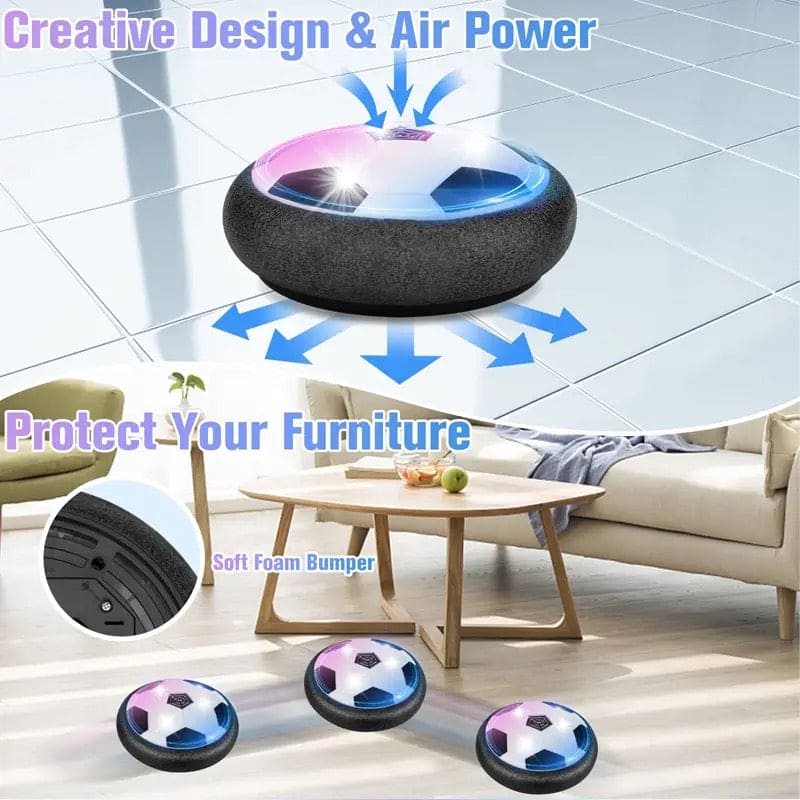 Floating Soccer Football, Levitate Suspending Soccer Ball, Mini Hover Soccer With Flashing LED, Air Power Suspended Ball, Electric Floating Soccer Ball, Outdoor Indoor Sport Games Toy, Glow Hover Soccer Ball, Music Gliding Soccer Toy
