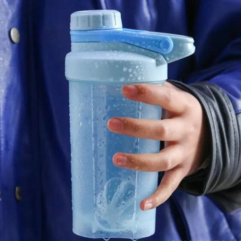 Portable Protein Shaker Bottle, Leak Proof Water Bottle For Gym, Fitness Training Sport Mixing Cup With Scale, Outdoor Shaker Bottle, Portable Drinking Bottle, Blender Shaker Bottle, Herbalife Water Bottle For Drink