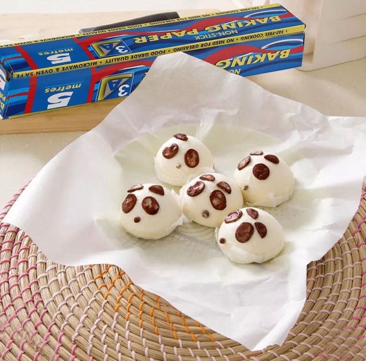 Double Sided Baking Paper, Double-Sided Silicone Oil Paper Baking Sheets, Parchment Rectangle Oven Oil Paper