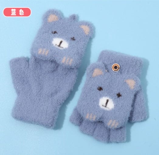 Warm Baby Gloves, Winter Mittens Gloves for Baby Kids Toddler, Unisex Cute Warm Fleece Thick Thermal Gloves for Boys Girls