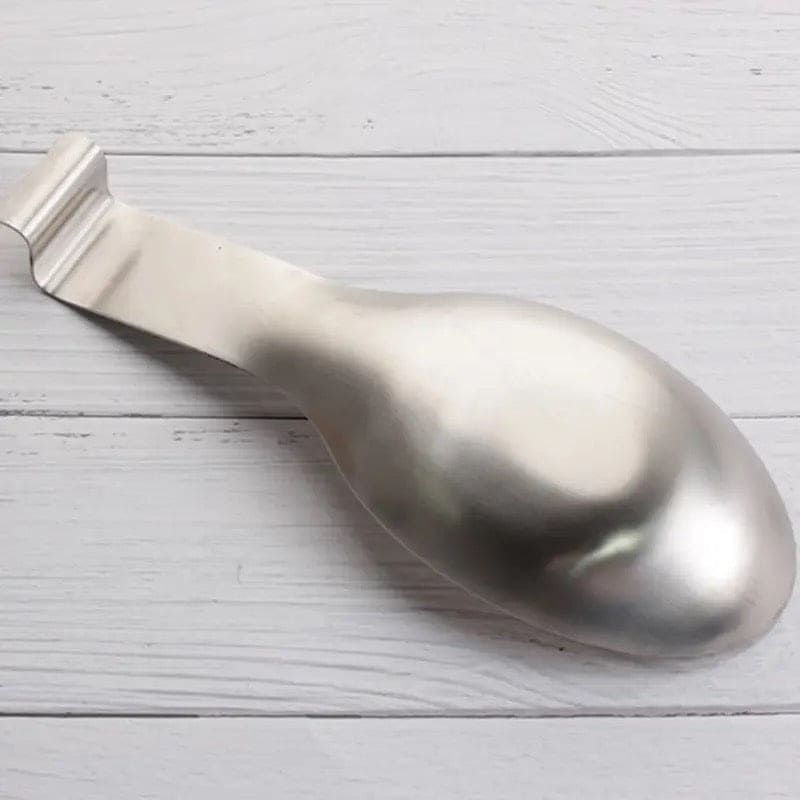 Fish Shape Stainless Steel Spoon Rest Food Clip, Hot Pot Spoon Tray, Hotel Restaurant Kitchen Utensil Holder Shelf Tray