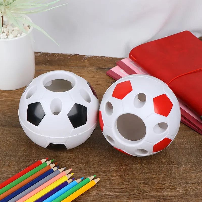 Football Desk Organizer, Creative Football Pen Holder.