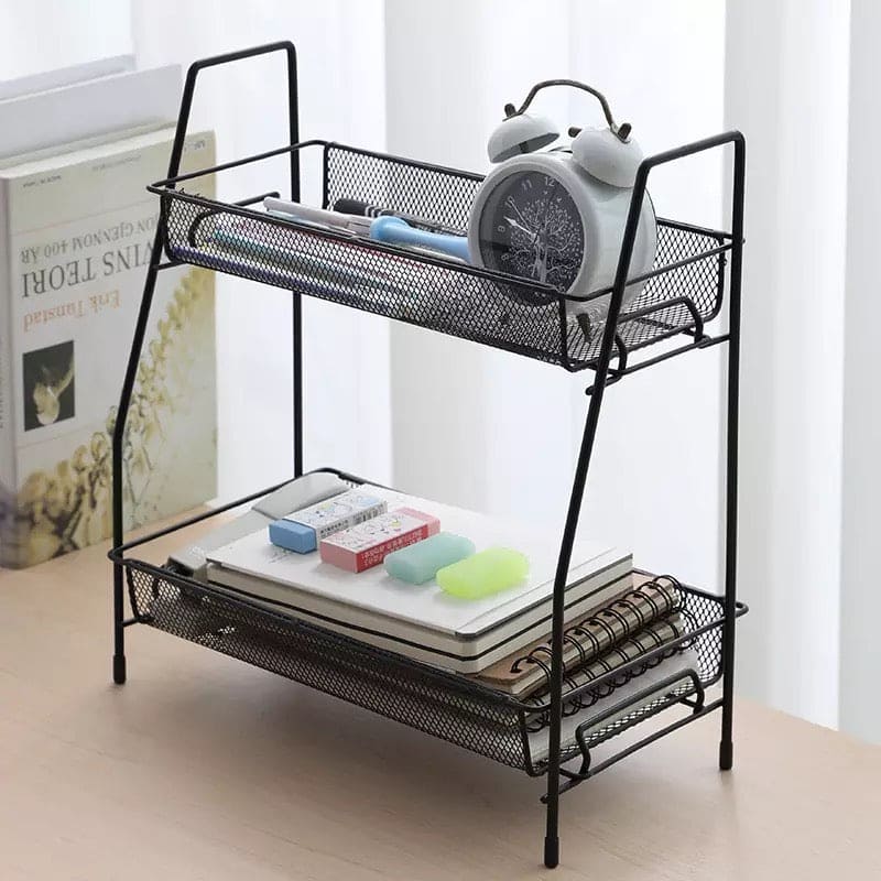Smart Iron Storage Rack, Cosmetic Makeup Basket, Iron Spice Seasoning Rack, Shelf Kitchen Tableware Organizing Rack