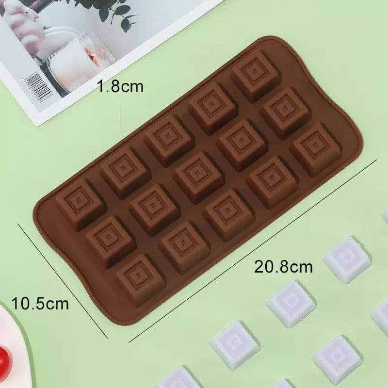 Chocolate Ice Cube Tray, Square Chocolate Molds, Kitchen Ice Cube Maker