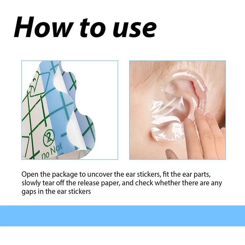 Set of 30 Disposable Waterproof Baby Ear Protector, Swimming Cover Caps, Salon Hair Dressing Dye Water Shampoo Shower Ear Care Cover, Waterproof Ear Muff