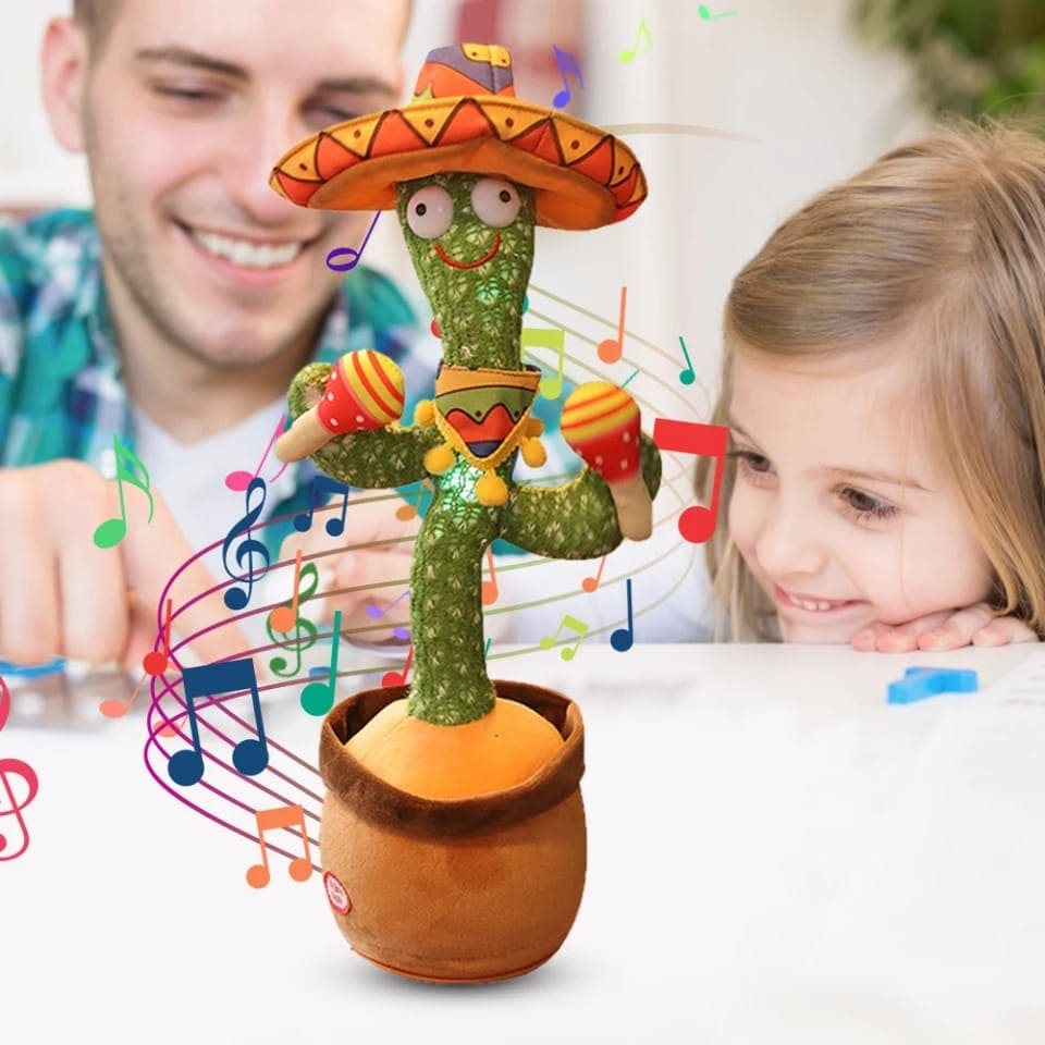 Lovely Talking Toy Dancing Cactus, Cactus Plush Toy.