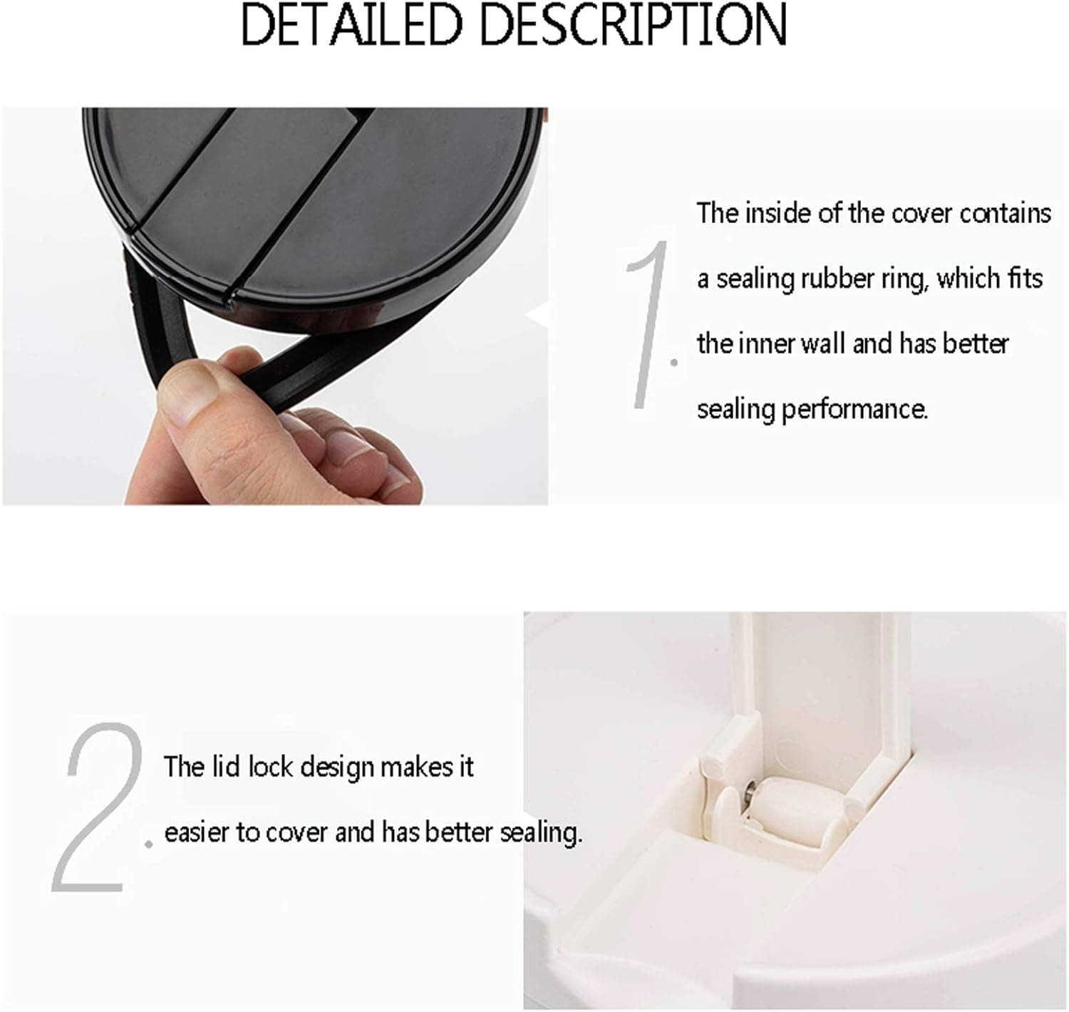 Set Of 3 Transparent Cookie Jar, Transparent Sealed Cans Jars For Spices, Multi Capacity Grain Storage Box, Kitchen Snacks Dry Plastic Fresh Keeping Tank