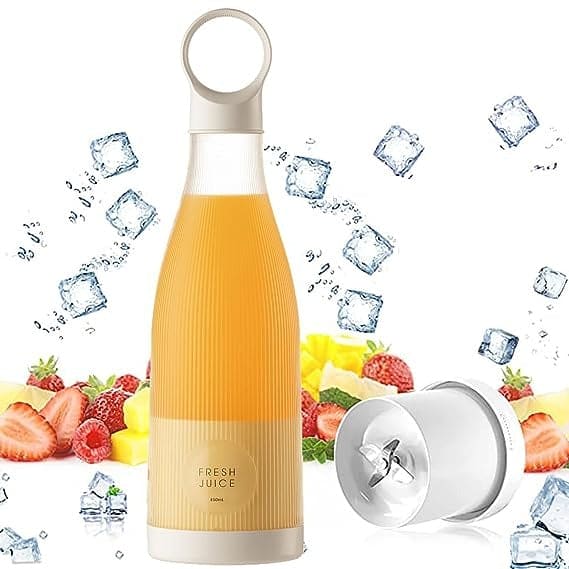 Anti Drip Blender, Mini Shake Smoothie Blender, Wireless Electric Juicer, Travel Electric Portable Mixer Bottle, Portable Smoothies Blender