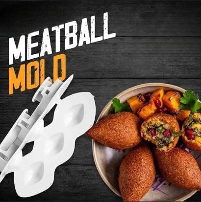 Manual Kabab Maker, Plastic Meatball Mold, Kitchen Homemade Stuffed Meatballs Maker, Kebbah Ballers Makers, Rugby Shape Meatball Mold, Stuffed Meatballs Apparatus, Fried Kebbah Kitchen Cooking Tools