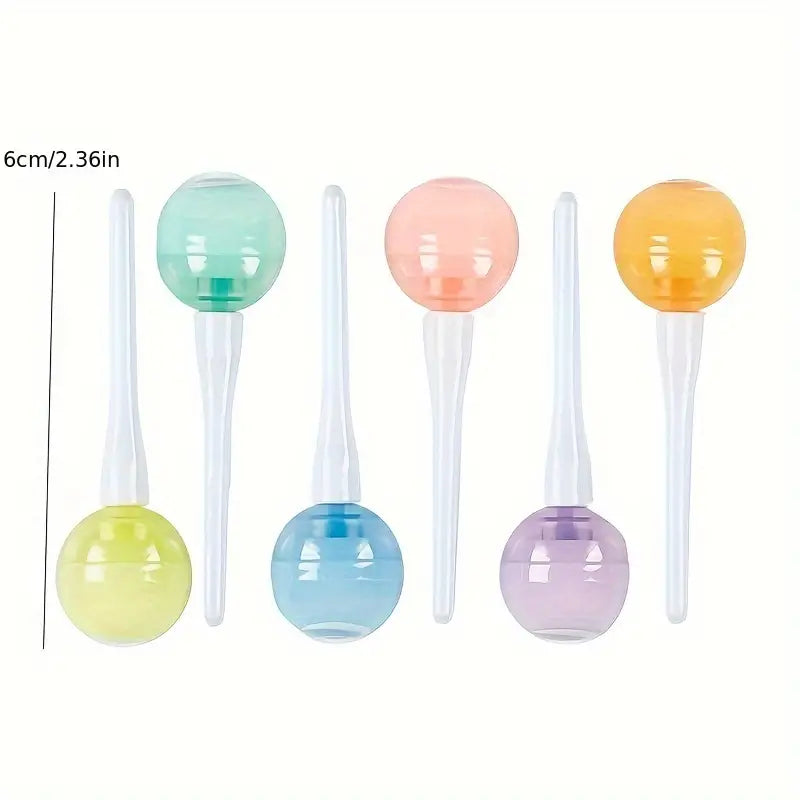 Set Of 6 Lollipop Highlighter, Colorful Marker Highlighter Pen For School Kids.