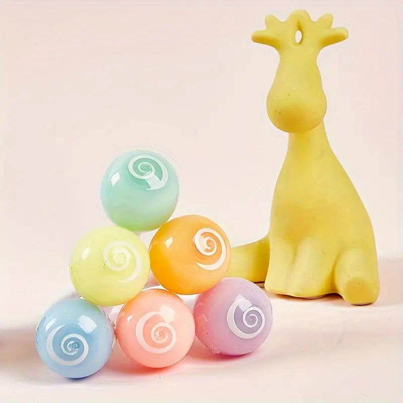 Set Of 6 Lollipop Highlighter, Colorful Marker Highlighter Pen For School Kids.