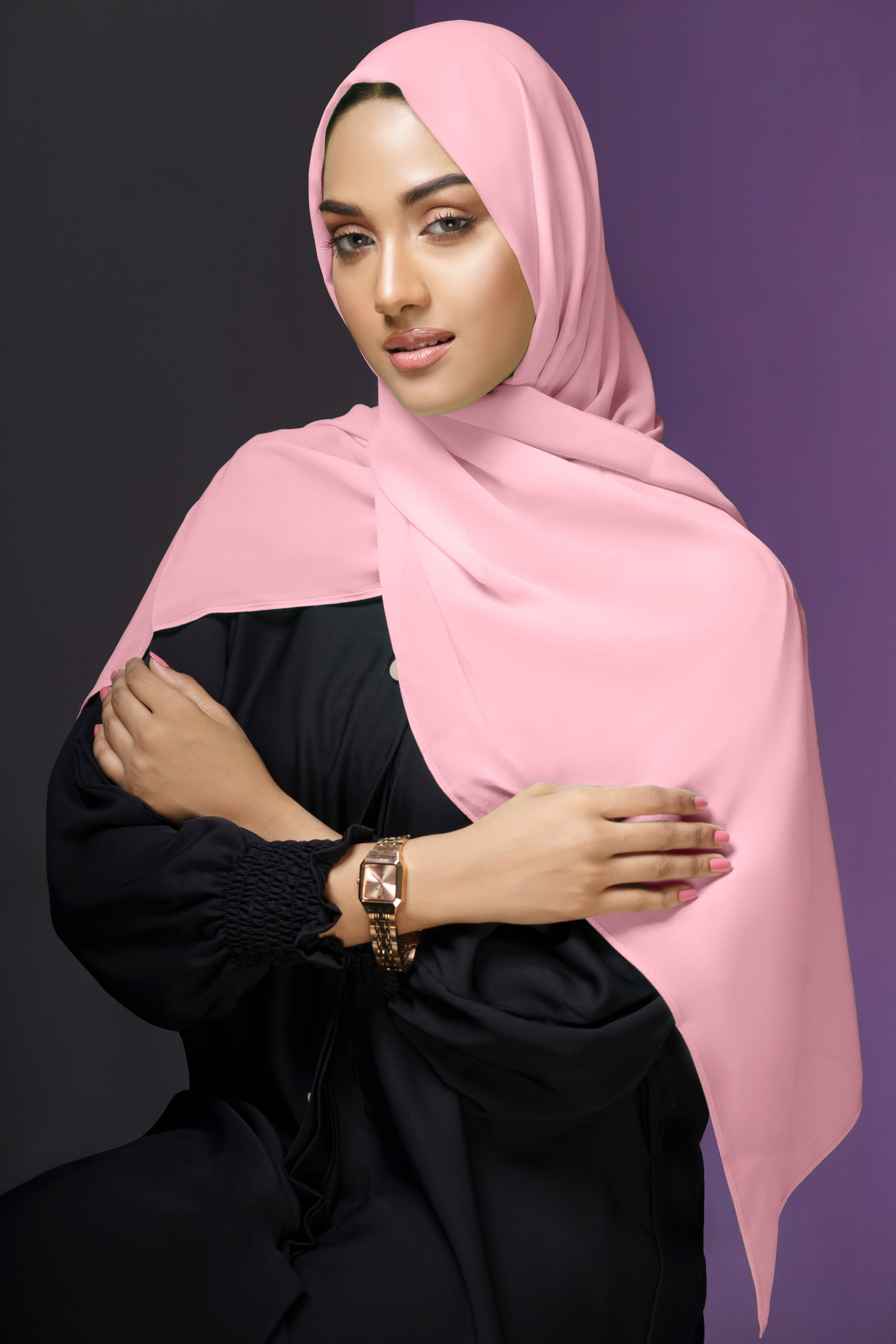 Plain Chiffon - Light Pink