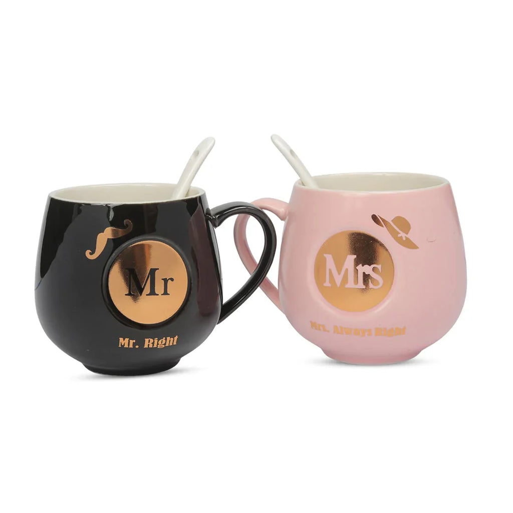 Royal Mr And Mrs Mug Set, Ceramic Couple Mugs, Mr and Mrs Couple Camping Ceramic Coffee Mug, Marble Couple Travel Water Mug, Luxury Marble Ceramic Coffee Cups