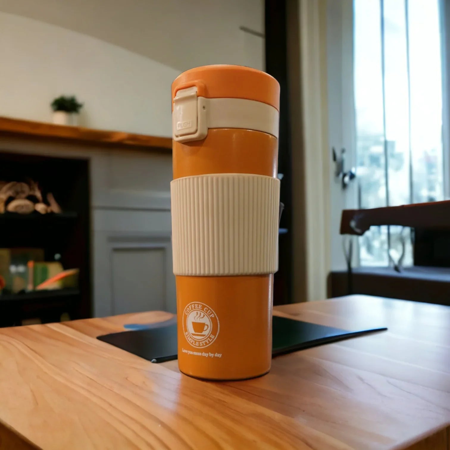 Smart Led Temperature Mug, Digital Double Wall Stainless Steel Flask Mug, 450ml Insulated Hot & Cold Preservation Stainless Steel Mug, Vacuum Insulated Water Bottle