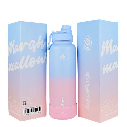 AquaFlask Bottle Dream Collection (40oz) - Marshmallow