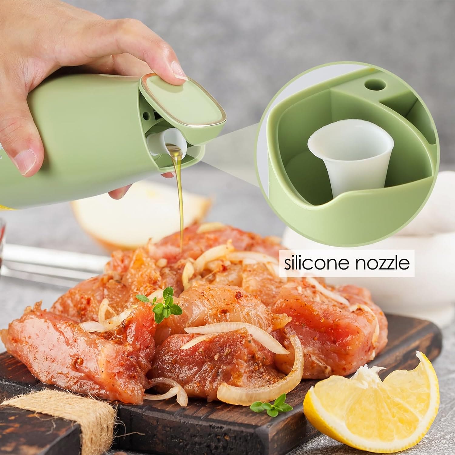 450Ml Oil Storage Pot, Auto Flip Kitchen Oil Bottle, Cooking Oil Dispenser For Kitchen, Automatic Opening Oil Bottle, Kitchen Non Hanging Oil Seasoning Bottle, Food Grade Condiment Bottle, Drip Free Spout Oil Container