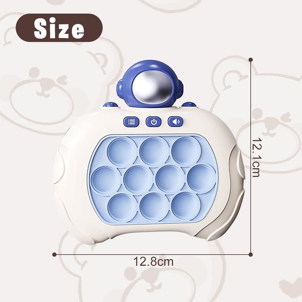 Console Pop Up Toy, Quick Push Game Machine, Light Bubble Puzzle Toy.