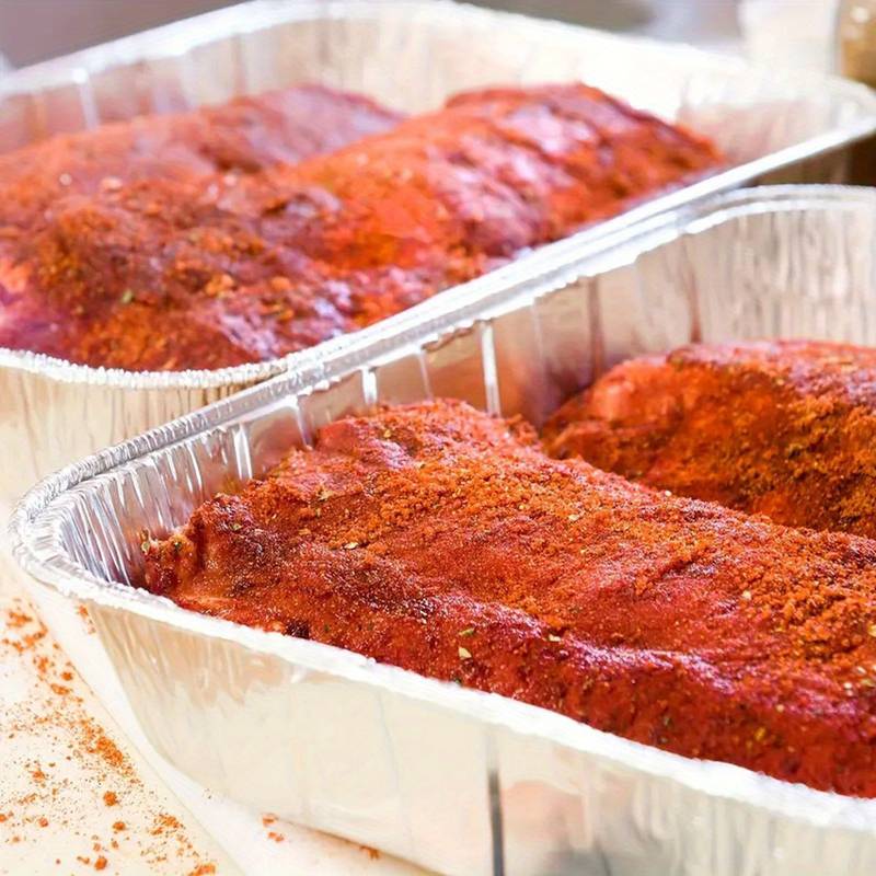 Set Of 10 Aluminum Foil Plates, Disposable Aluminum Frying Container, Kitchen Oil Absorbing Paper Container, Multipurpose Tin Foil Pad