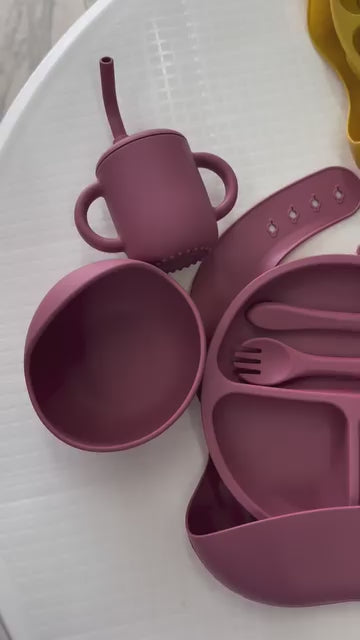 SILICONE BABY FEEDING SET – 6 PCS.