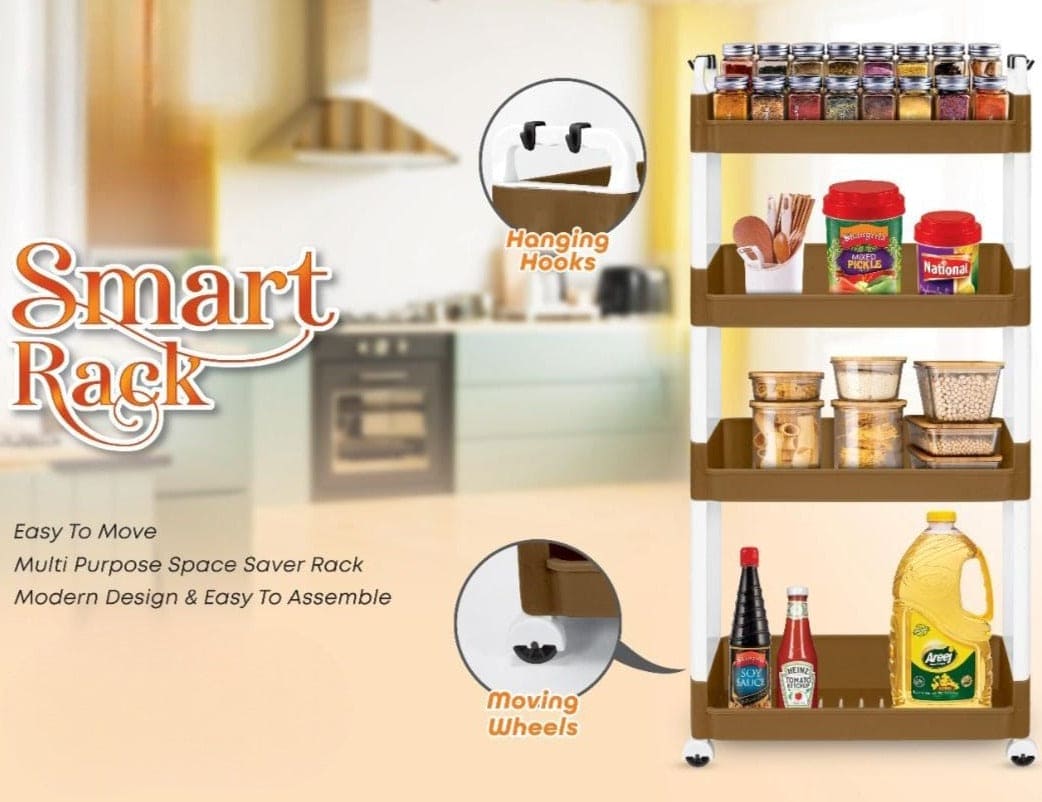 Kitchen Slim Storage Wheel Shelf, Grocery Cart Wagon Rolling Storage Cart, Narrow Storage Shelf Storage Racks, Multifunction Kitchen Storage Organizer, Bathroom Organizer Shelf