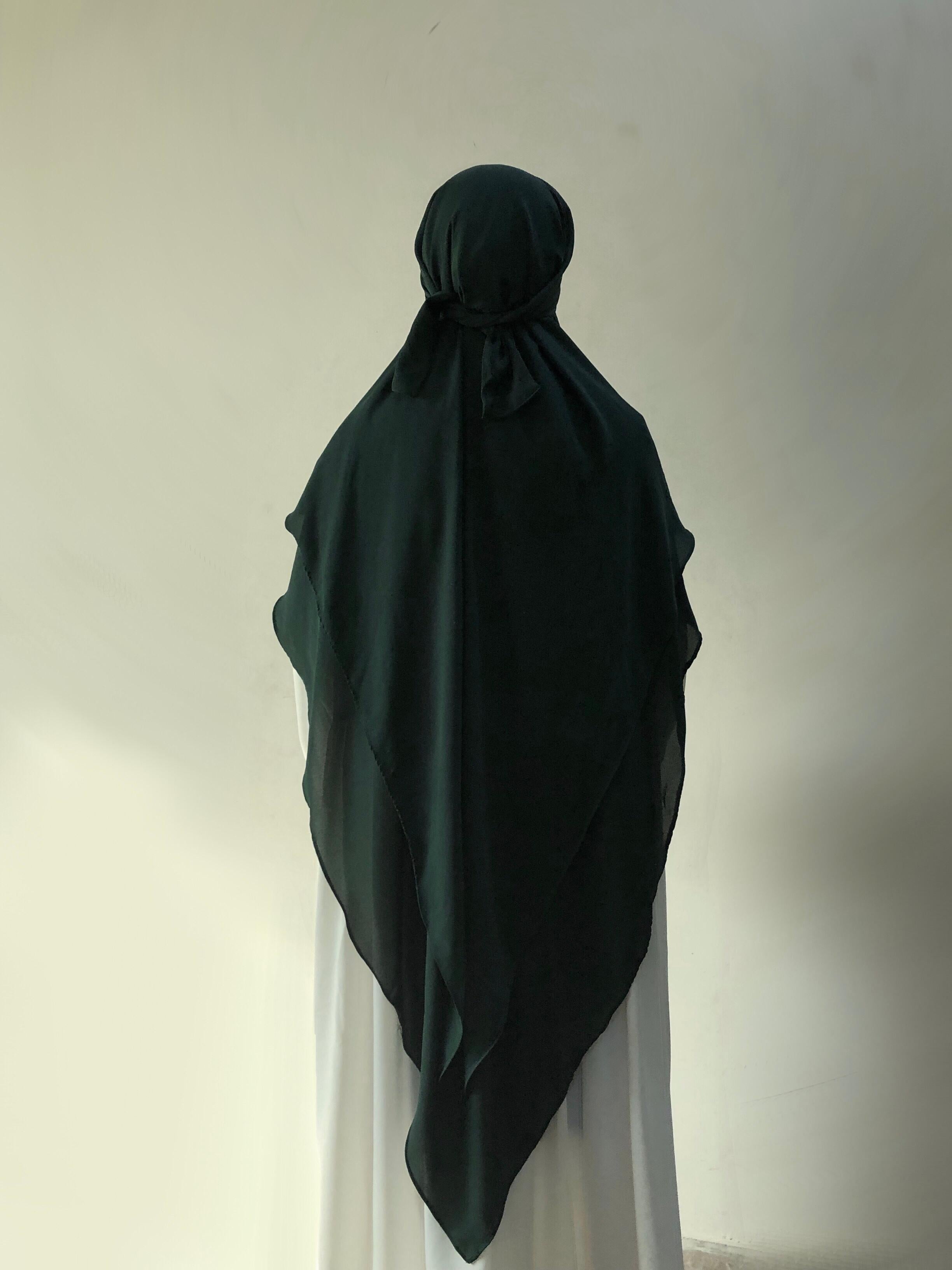 Green Khimar And Abaya