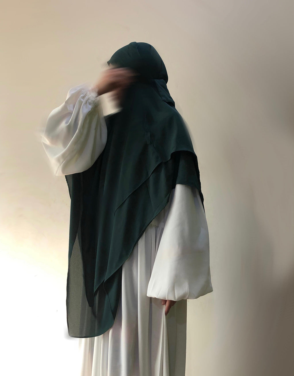 Green Khimar And Abaya
