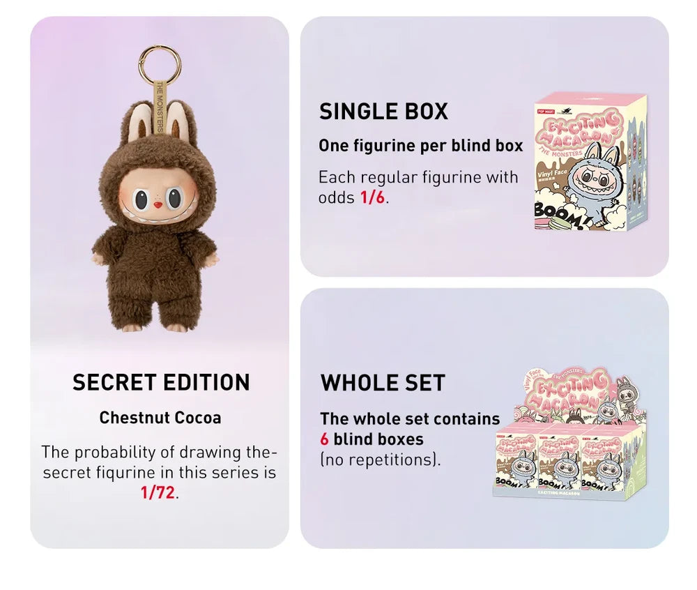 Labubu V1 “Exciting Macaron” – The Monsters Series – Blind Box
