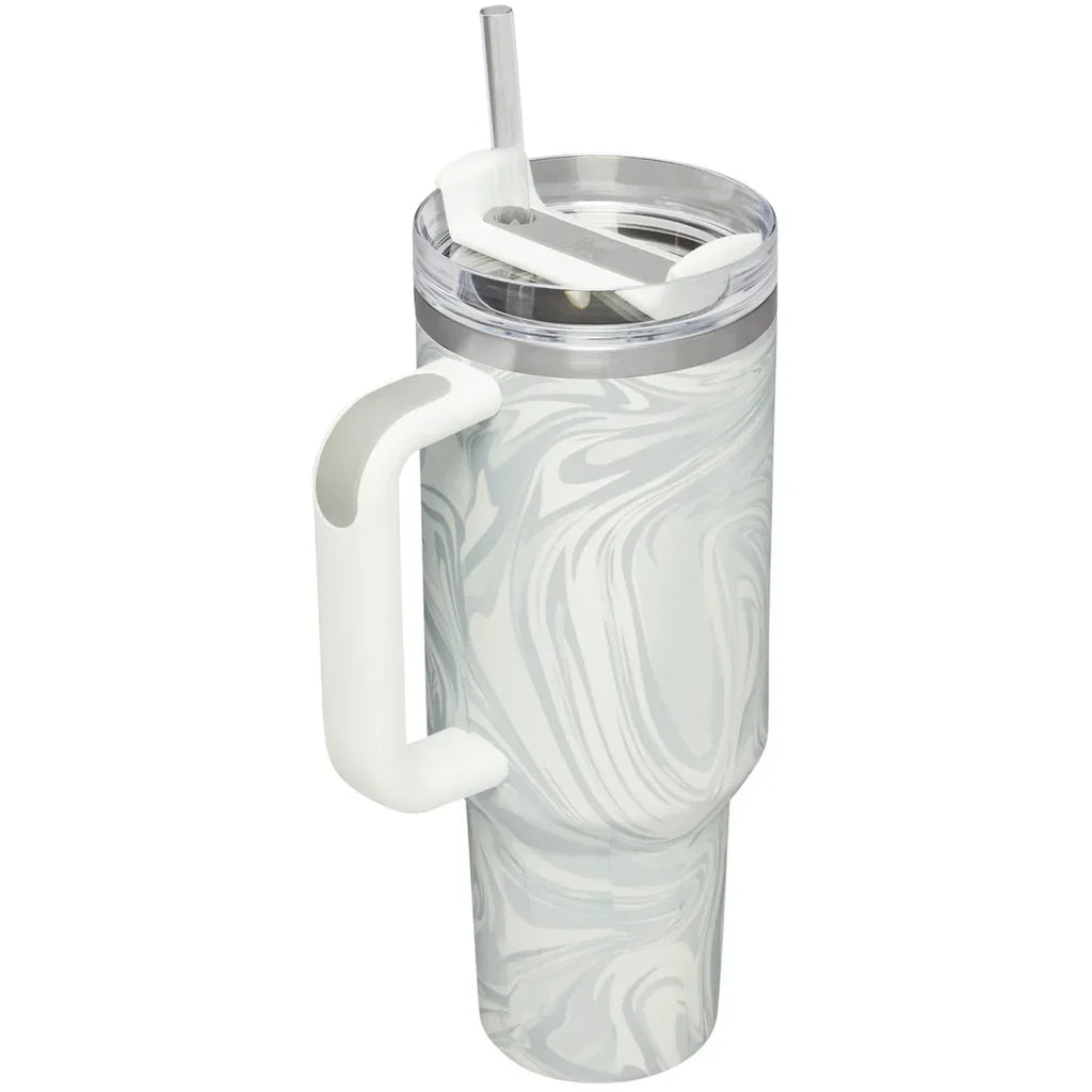 The Quencher H2.0 FlowState™ Tumbler | 40 OZ | Polar Swirl